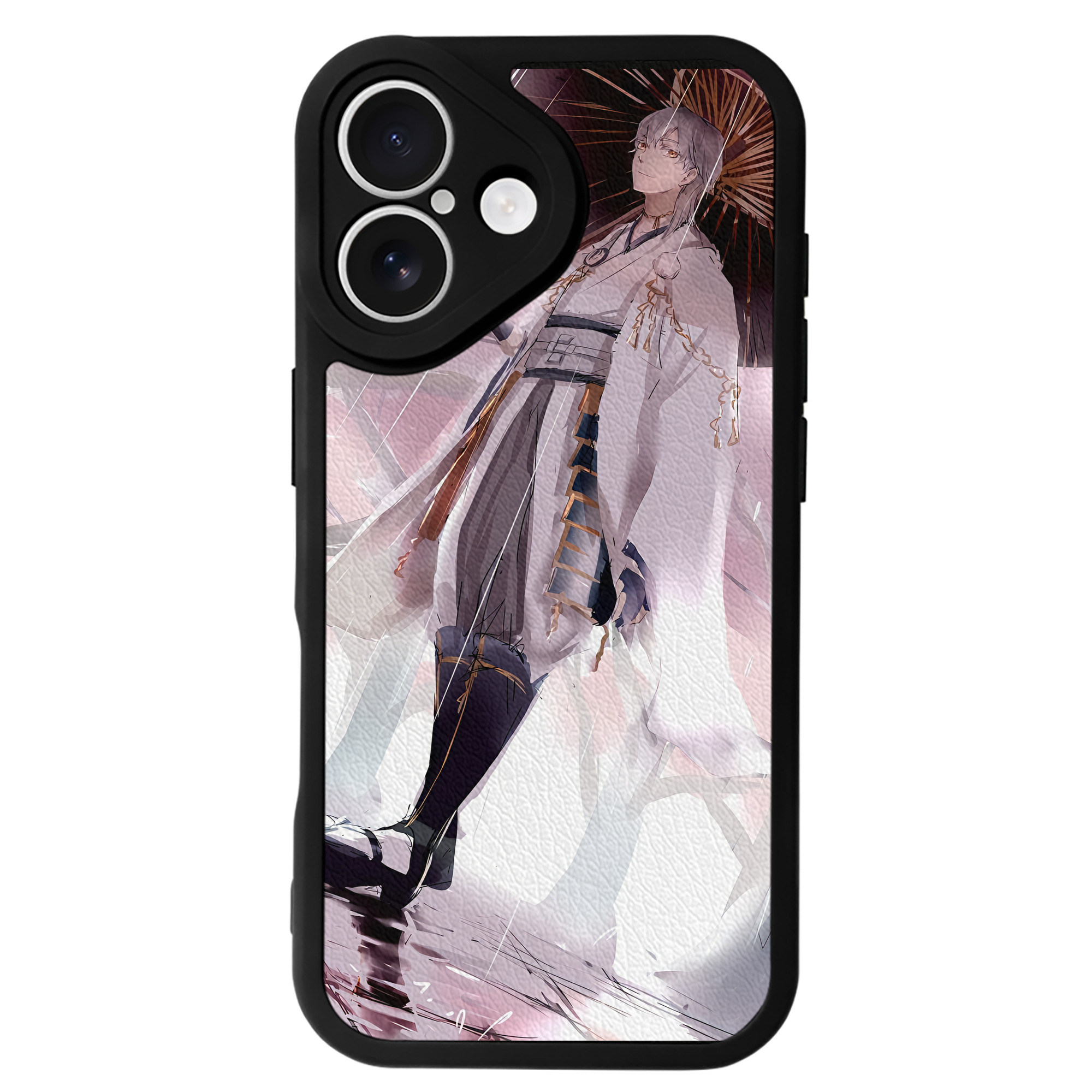 （画像用） 刀剣乱舞 Touken Ranbu 【iPhone 16シリーズ対応】シリコンスマホケース（レザー調） 材質：シリコン